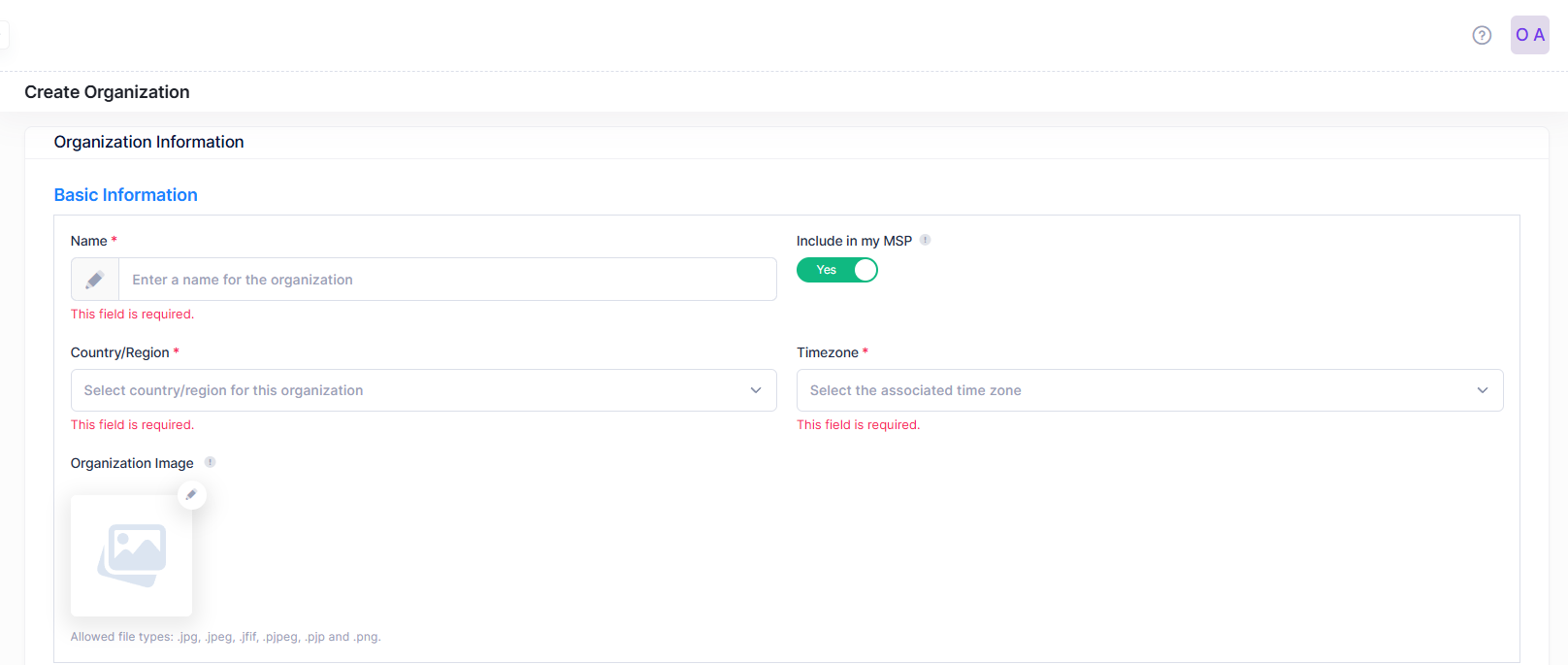 New organization - OmniVista Cirrus 10.5.1-20250506-144702.png