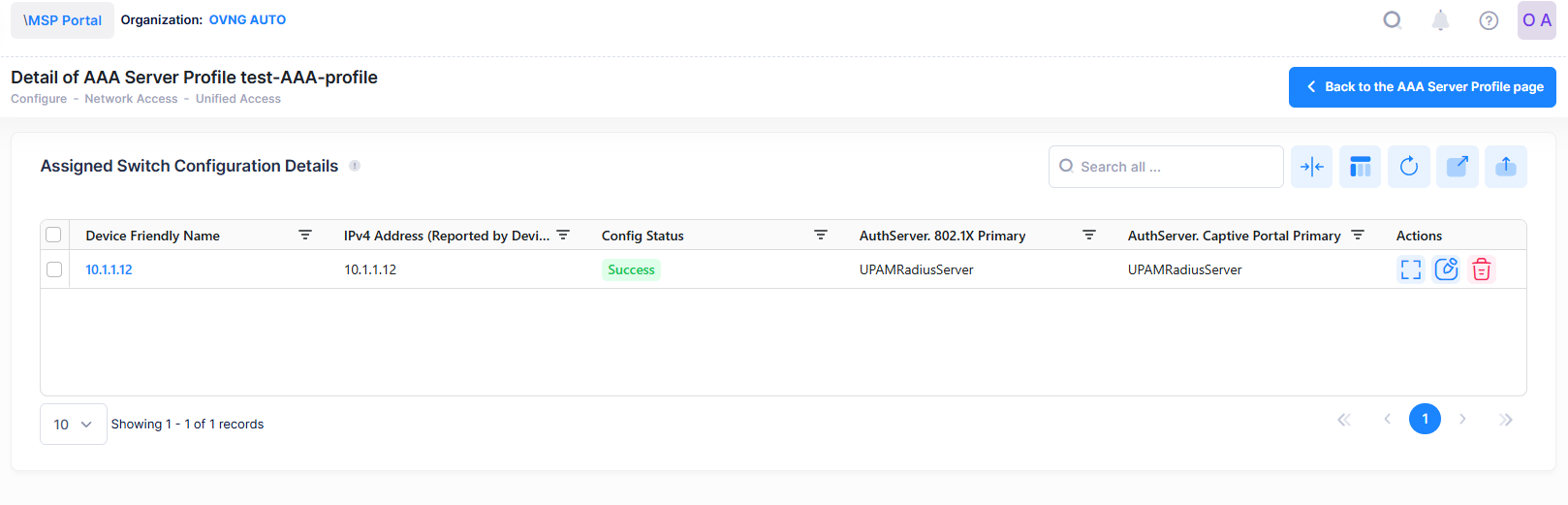 AAA Server Profile Device Config - OmniVista Cirrus 10.5.1-20250415-145808.png