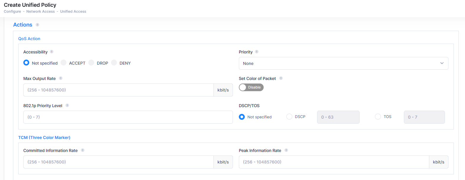 Create Unified Policy-actions - OmniVista Cirrus 10.5.1-20250513-152635.png