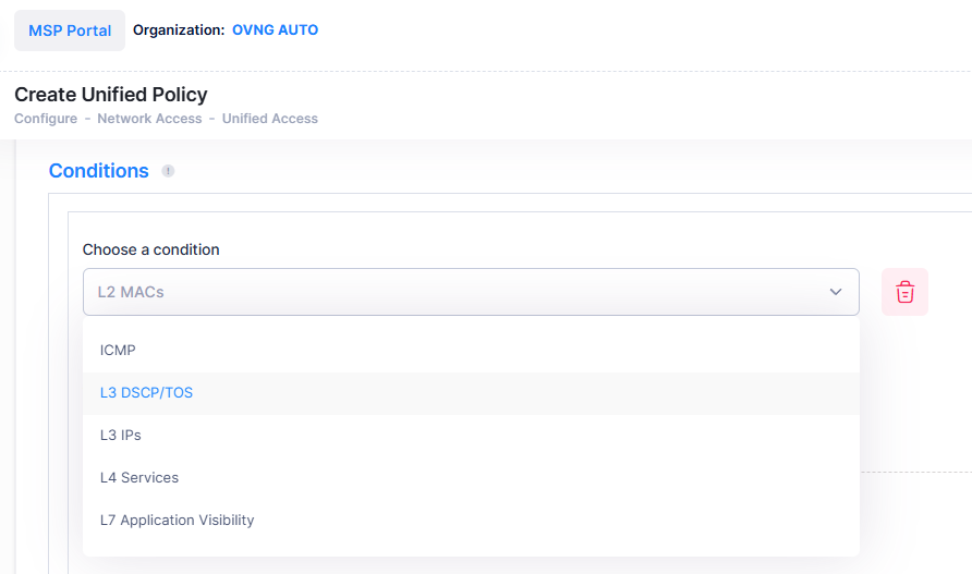 Create Unified Policy-choose L2 conditions - OmniVista Cirrus 10.5.1-20250513-140651.png