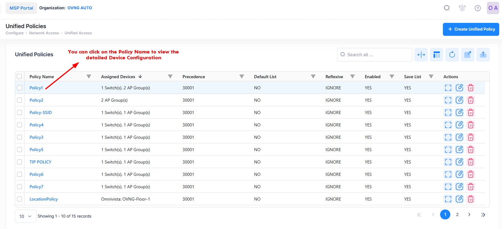 Unified Policy view detailed config - OmniVista Cirrus 10.5.1-20250514-101801.png