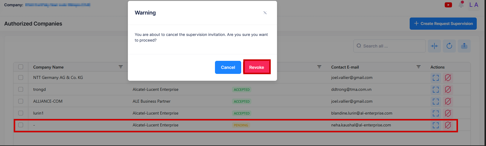 cancel supervision for auth companies up Fleet 1.4-20251216-161809.png