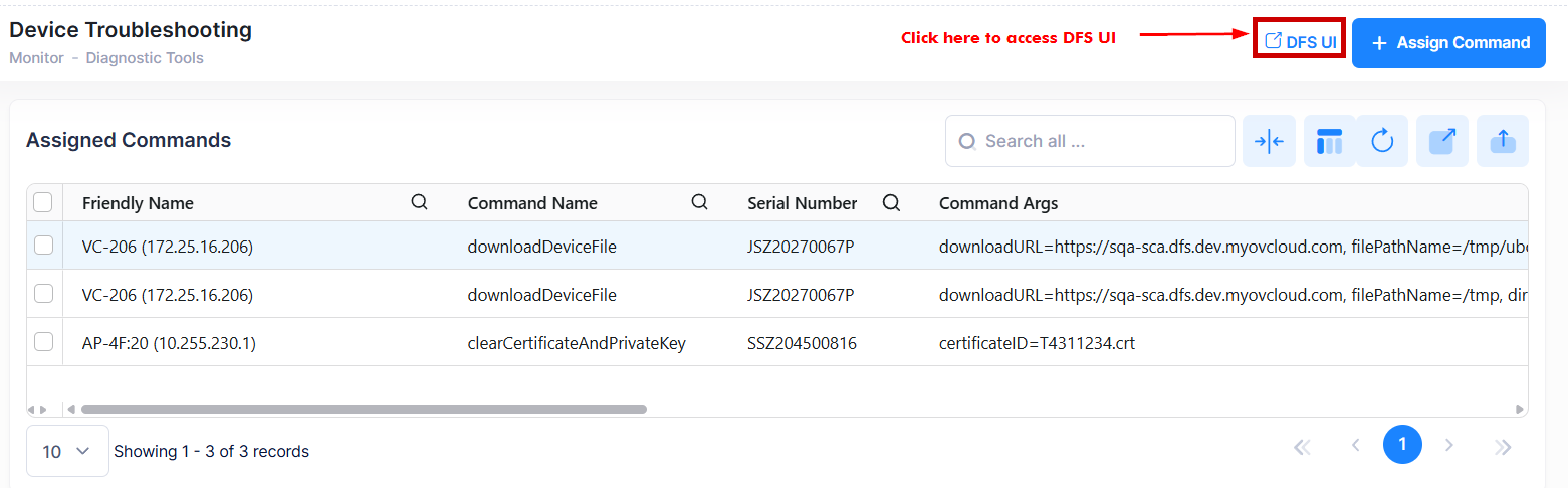 Device troubleshooting access DFS UI OVC 10.5.2-20260202-092846.png