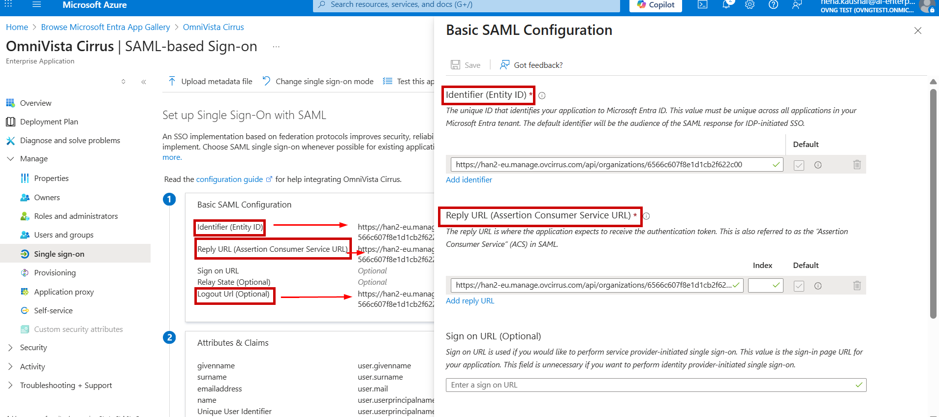 Azure basic SAML config OVC 10.5.2-20260116-070414.png