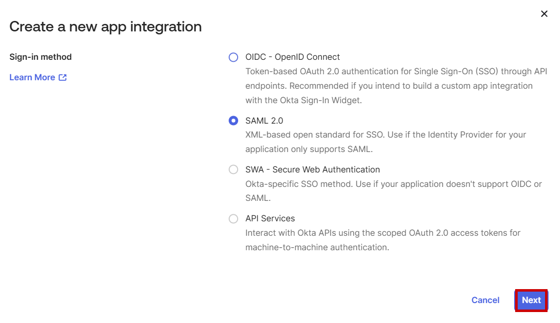 Okta create new app OVC 10.5.2-20260115-100232.png