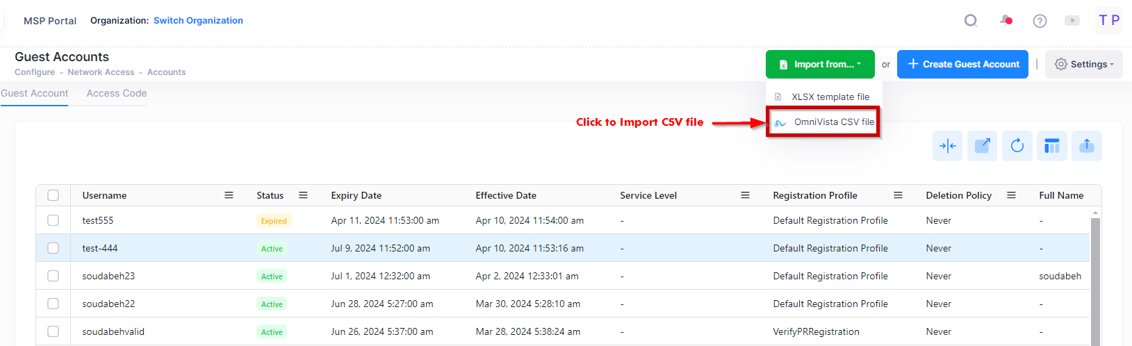 Guest Accounts-import CSV file - OmniVista Cirrus 10.4.2-20240412-114631.png