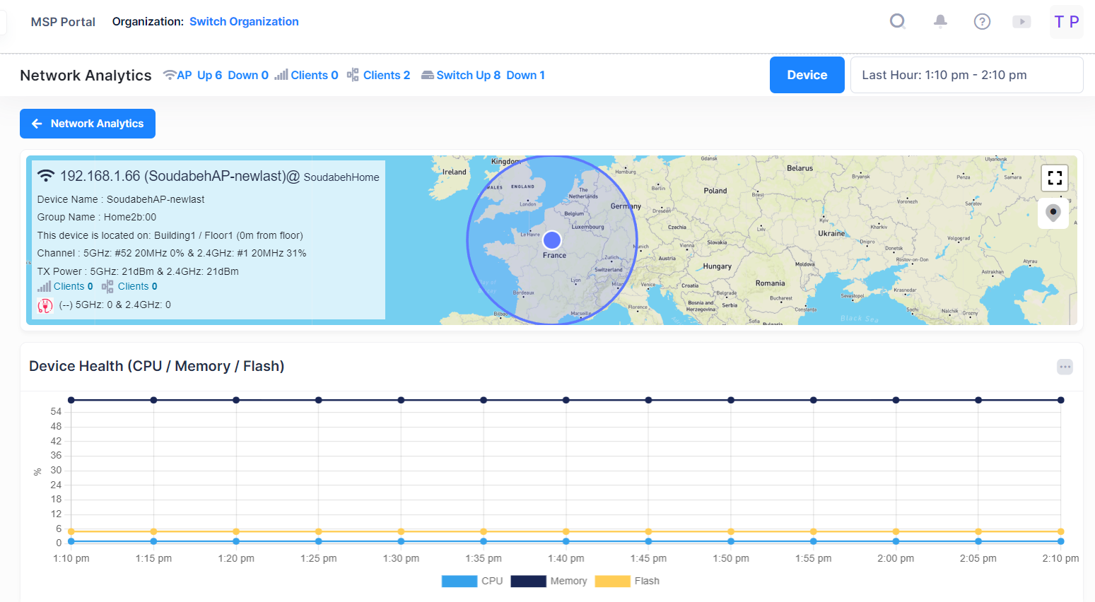 Device level analytics Device list - OmniVista Cirrus 10.4.2-20240209-084205.png