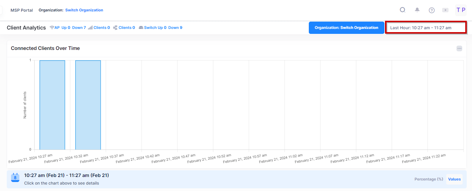 connected clients over time-Client Analytics-updated - OmniVista Cirrus 10.4.2-20240221-061708.png