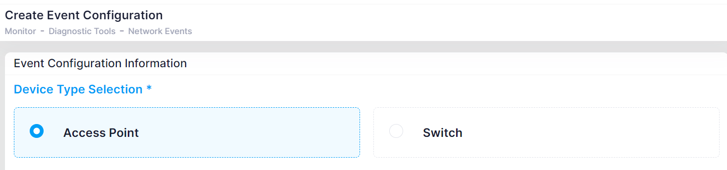 Event Configuration-device type selection - OmniVista Cirrus 10.4.2-20240108-163854.png