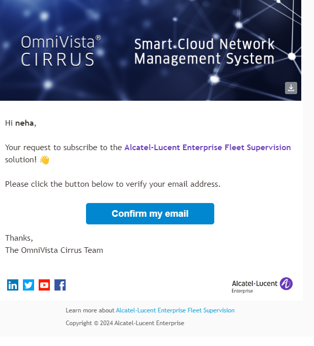 Alcatel-Lucent Enterprise Fleet Supervision - Confirm your email - nehakaushal87-20240927-064629.png