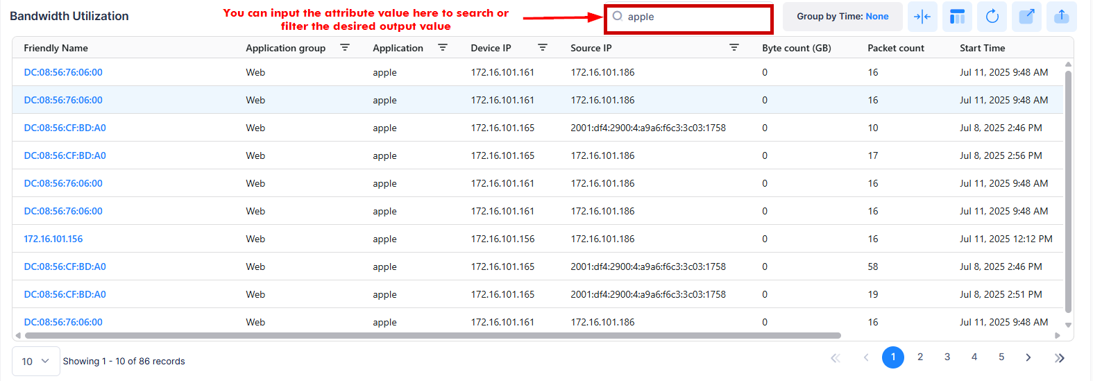 Application Visibility-search by attribute value - OmniVista Cirrus 10.5.1-20250725-121016.png