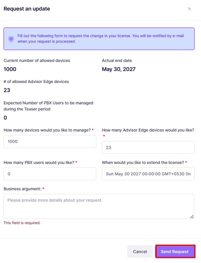 request an update screen-trial license OVC 10.6.1-20260915-175154.png