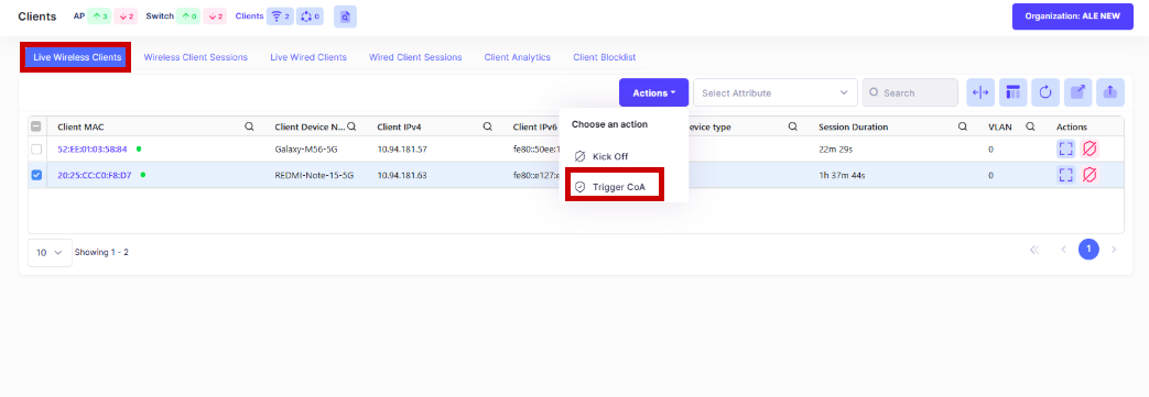 trigger CoA live wireless clients OVC 10.6.1-20260721-181840.png