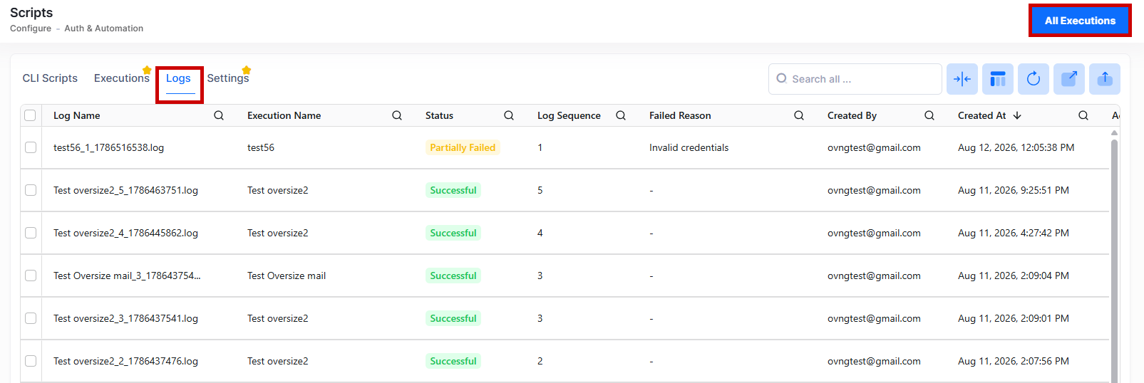 execution logs OVC 10.6.1-20260812-065830.png