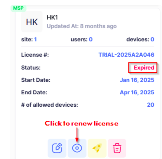 Renew the expired trial license OVC 10.6.1-20260926-095828.png