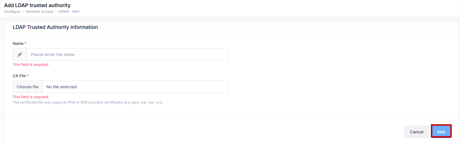 Add LDAP trust CA OVC 10.5.2-20260120-165712.png